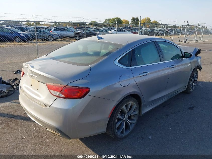 VIN 1C3CCCCG2FN501406 2015 CHRYSLER 200 no.4