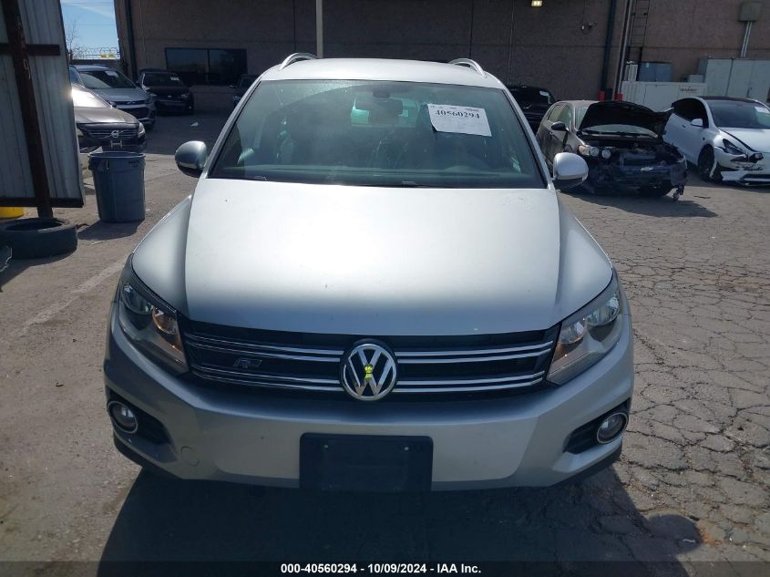 2016 Volkswagen Tiguan R-Line VIN: WVGBV7AX1GW025605 Lot: 40560294