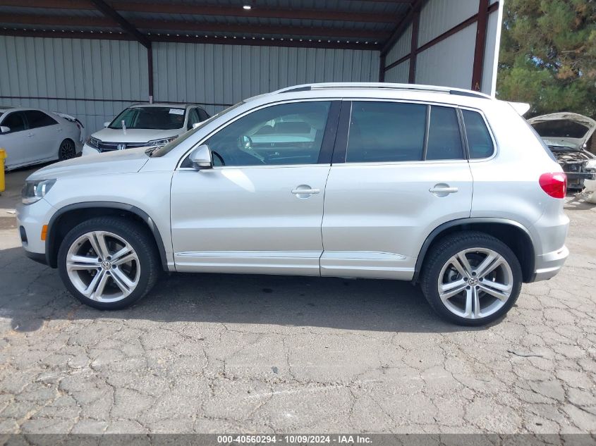 2016 Volkswagen Tiguan R-Line VIN: WVGBV7AX1GW025605 Lot: 40560294