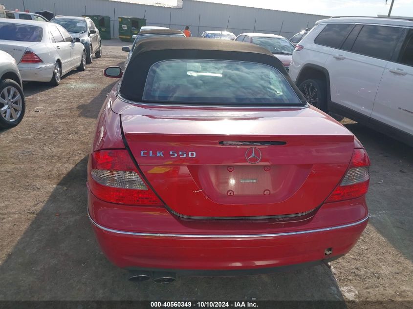 WDBTK72F67T080591 2007 Mercedes-Benz Clk 550