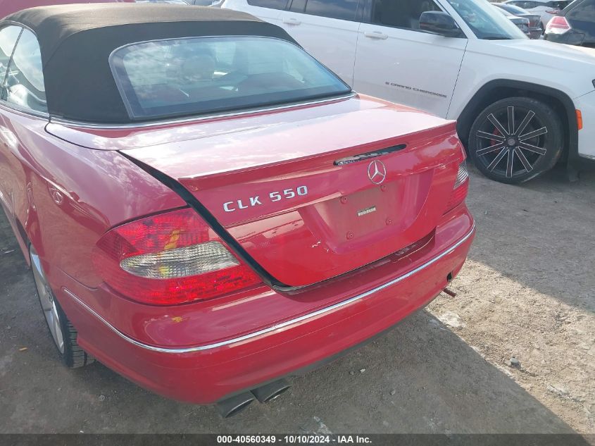 WDBTK72F67T080591 2007 Mercedes-Benz Clk 550