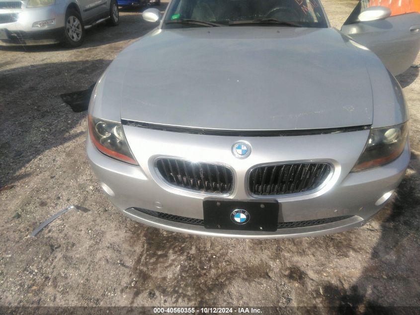 2003 BMW Z4 2.5 VIN: 4USBT334X3LS42081 Lot: 40560355