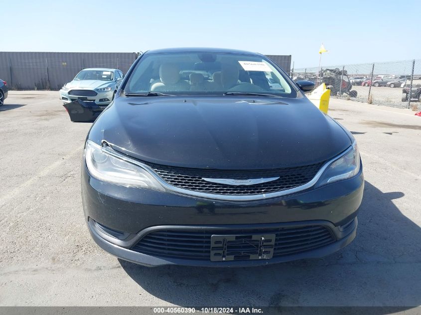 2016 Chrysler 200 Lx VIN: 1C3CCCFBXGN178238 Lot: 40560390