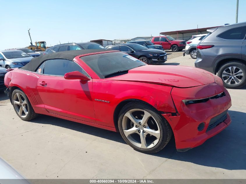 2G1FF3D37F9297032 2015 Chevrolet Camaro Lt