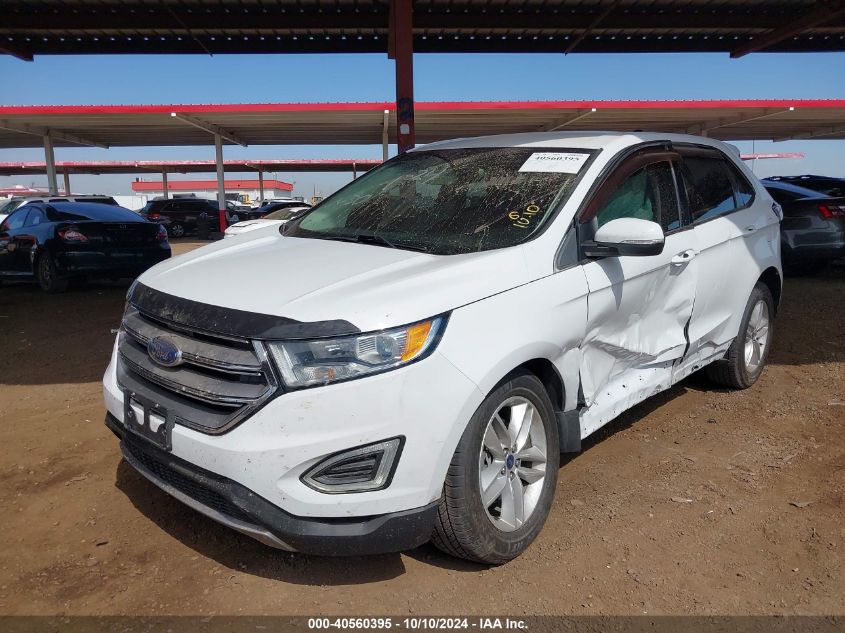 2017 Ford Edge Sel VIN: 2FMPK3J96HBC59881 Lot: 40560395