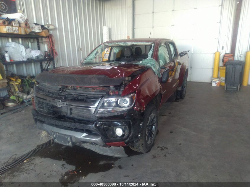 2021 Chevrolet Colorado 4Wd Short Box Z71 VIN: 1GCGTDEN4M1185283 Lot: 40560398