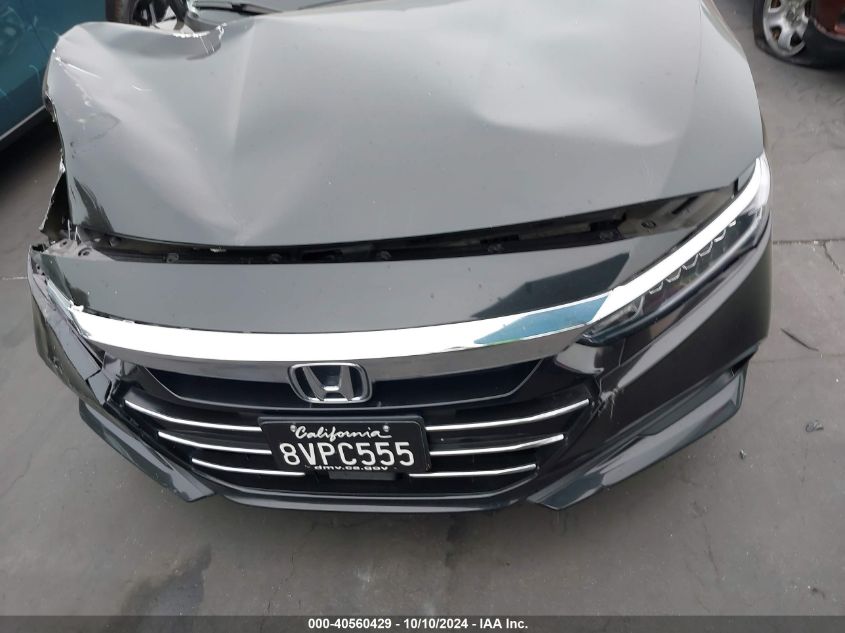 2021 Honda Accord Lx VIN: 1HGCV1F18MA017487 Lot: 40560429