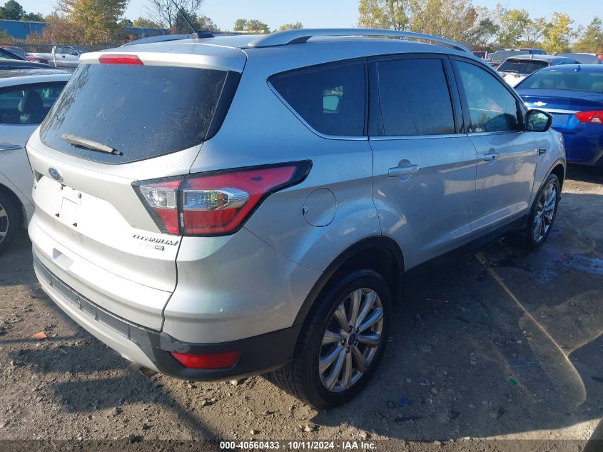 2017 FORD ESCAPE TITANIUM - 1FMCU9JD9HUD07366