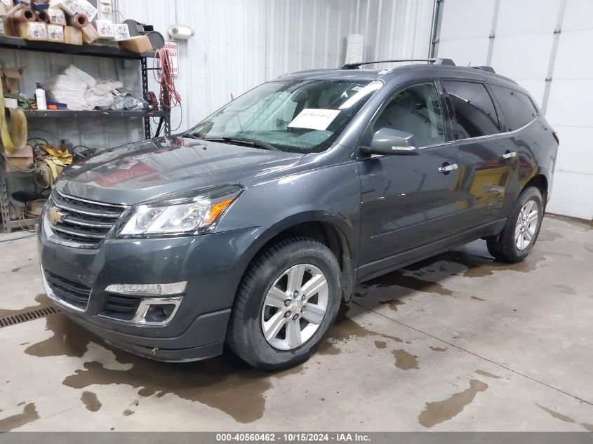 VIN 1GNKRHKD2EJ281949 2014 Chevrolet Traverse, 2LT no.2