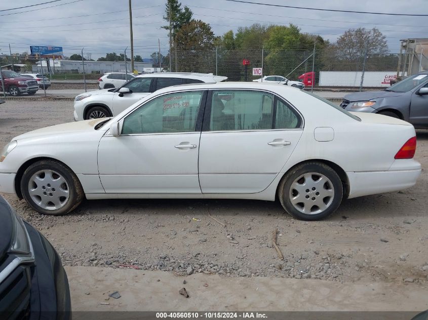 2003 Lexus Ls 430 VIN: JTHBN30FX30118107 Lot: 40560510