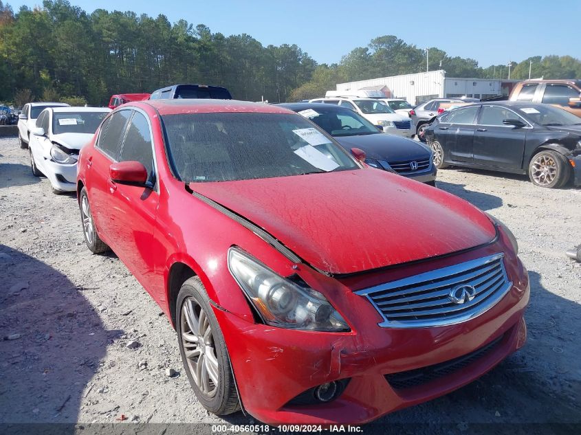 2013 Infiniti G37X VIN: JN1CV6AR3DM351775 Lot: 40560518