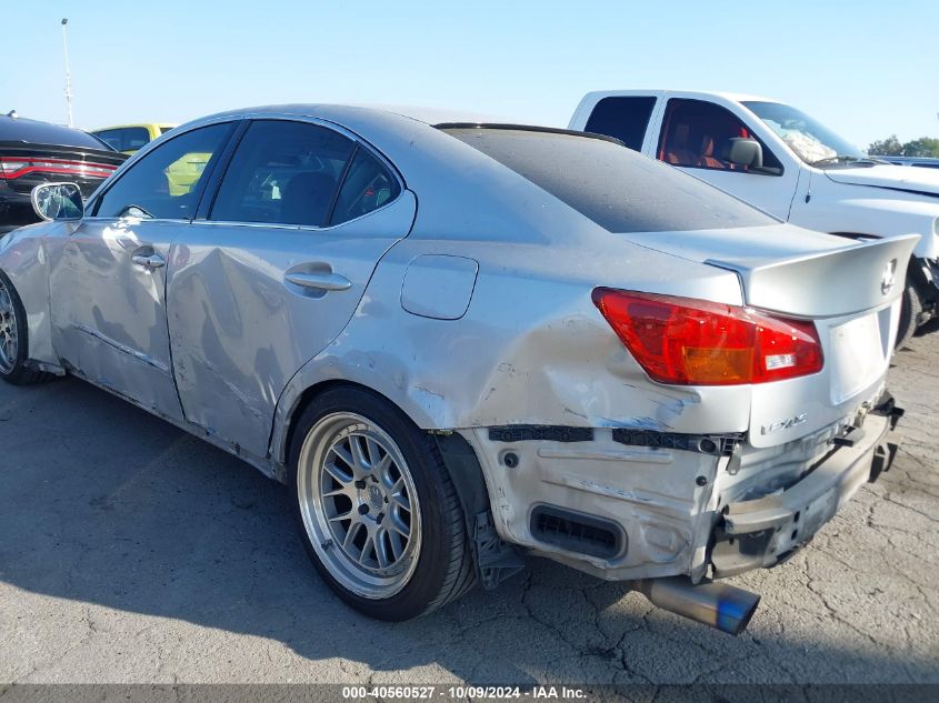 2006 Lexus Is 250 VIN: JTHBK262165000509 Lot: 40560527