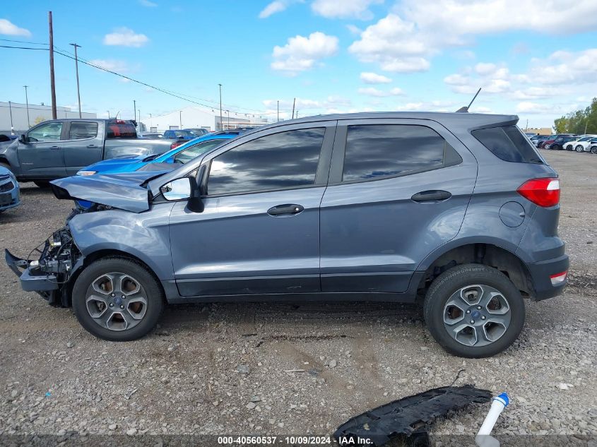 2021 Ford Ecosport S VIN: MAJ6S3FLXMC416171 Lot: 40560537