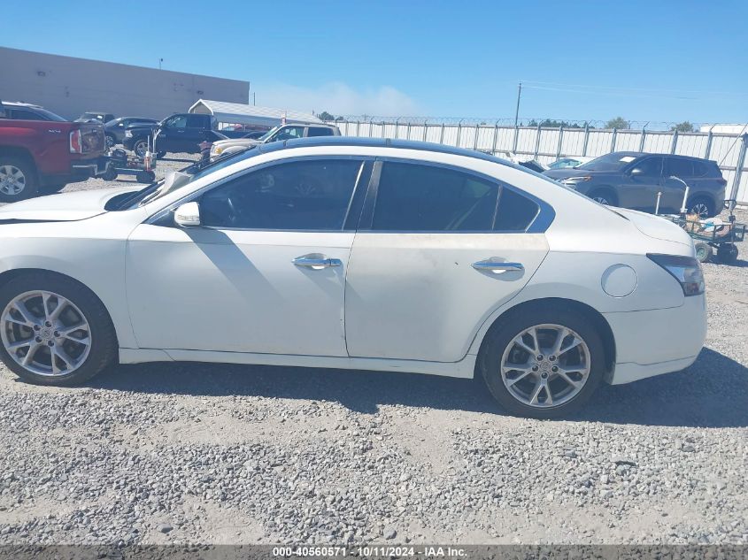 2014 Nissan Maxima S/Sv VIN: 1N4AA5AP9EC490136 Lot: 40560571