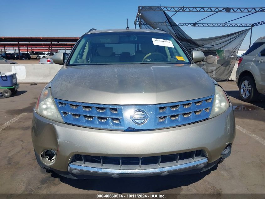 2007 Nissan Murano S VIN: JN8AZ08T17W515061 Lot: 40560574