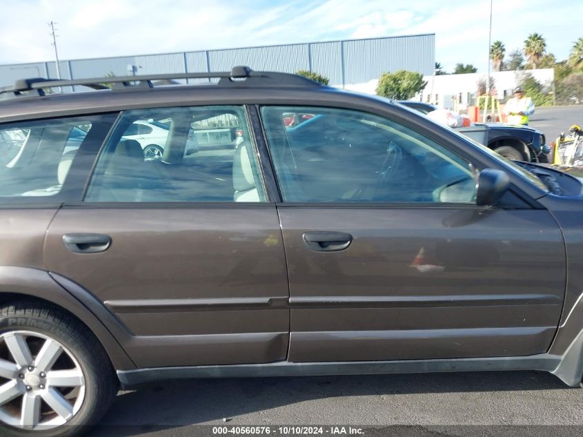 2008 Subaru Outback 2.5I/2.5I L.l. Bean Edition VIN: 4S4BP61C087344572 Lot: 40560576