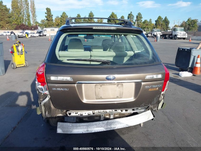 2008 Subaru Outback 2.5I/2.5I L.l. Bean Edition VIN: 4S4BP61C087344572 Lot: 40560576