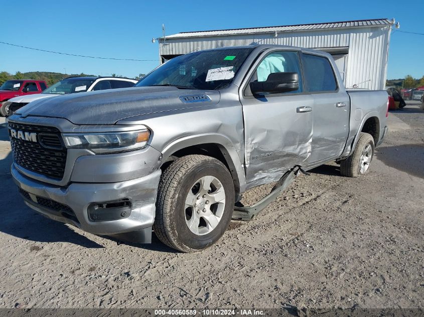 2025 Ram 1500 Big Horn 4X4 5'7 Box VIN: 1C6RRFFG3SN536023 Lot: 40560589