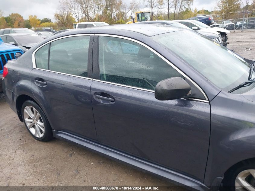 2014 Subaru Legacy 2.5I VIN: 4S3BMCA66E3003931 Lot: 40560670