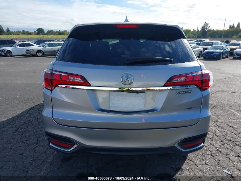 2017 Acura Rdx Technology Acurawatch Plus Packages/W/Technology Package VIN: 5J8TB4H50HL015740 Lot: 40560678