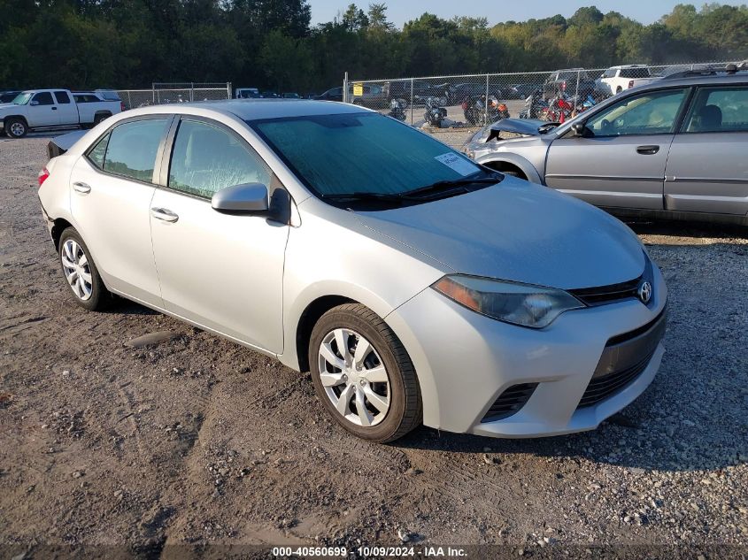 2015 TOYOTA COROLLA LE - 2T1BURHE2FC318749