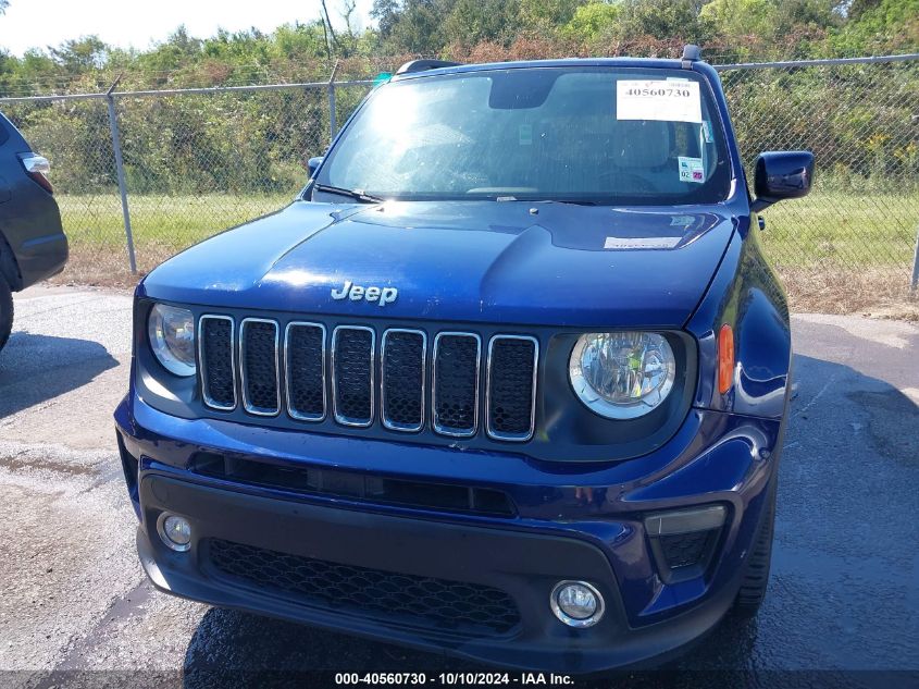 2019 Jeep Renegade Latitude Fwd VIN: ZACNJABB0KPJ77603 Lot: 40560730