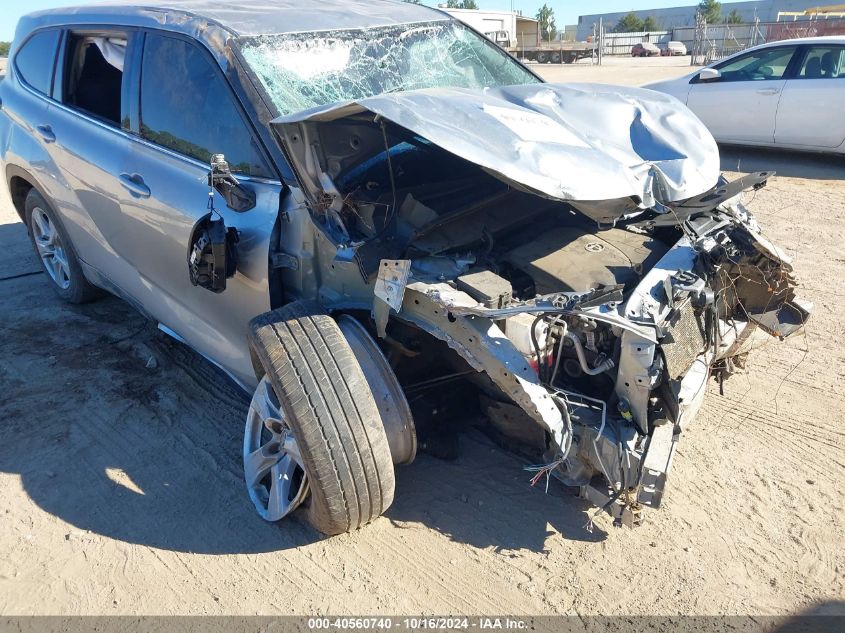 2021 Toyota Highlander Le VIN: 5TDZZRAH3MS524736 Lot: 40560740