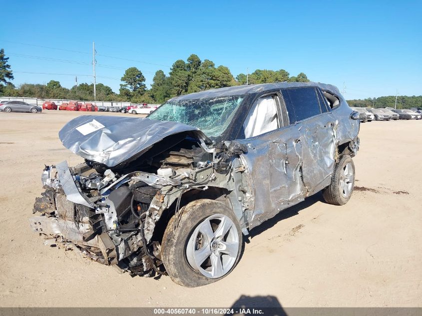 2021 Toyota Highlander Le VIN: 5TDZZRAH3MS524736 Lot: 40560740