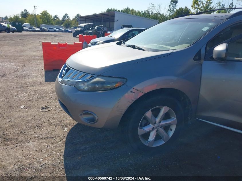 2009 Nissan Murano Sl VIN: JN8AZ18U39W007532 Lot: 40560742