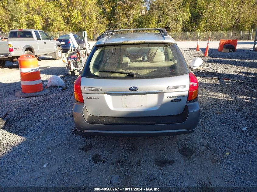 2005 Subaru Outback 3.0R L.l. Bean Edition VIN: 4S4BP86C454339134 Lot: 40560767