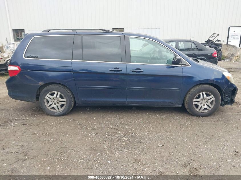 2007 Honda Odyssey Ex-L VIN: 5FMRL38757B037851 Lot: 40560827