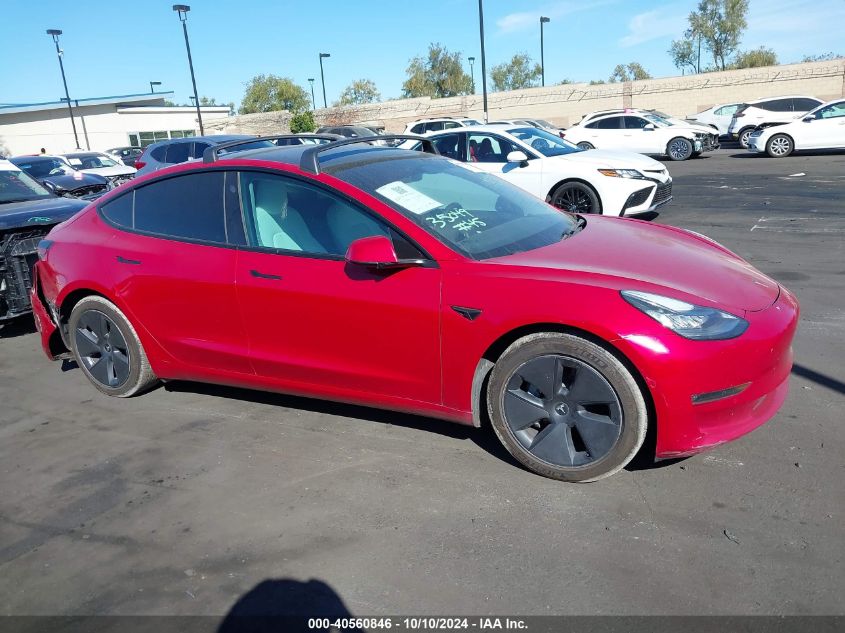 2021 TESLA MODEL 3 LONG RANGE DUAL MOTOR ALL-WHEEL DRIVE - 5YJ3E1EB1MF860107