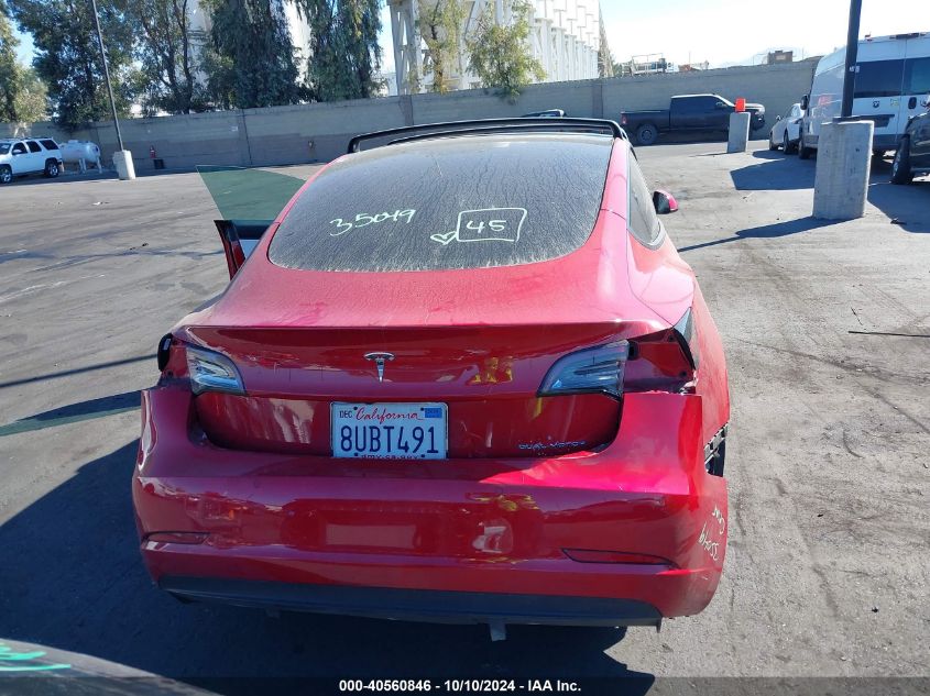 2021 Tesla Model 3 VIN: 5YJ3E1EB1MF860107 Lot: 40560846