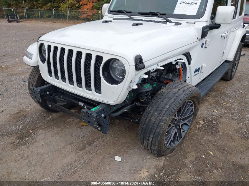 2022 Jeep Wrangler 4Xe Unlimited High Altitude 4X4 VIN: 1C4JJXP66NW126047 Lot: 40560856