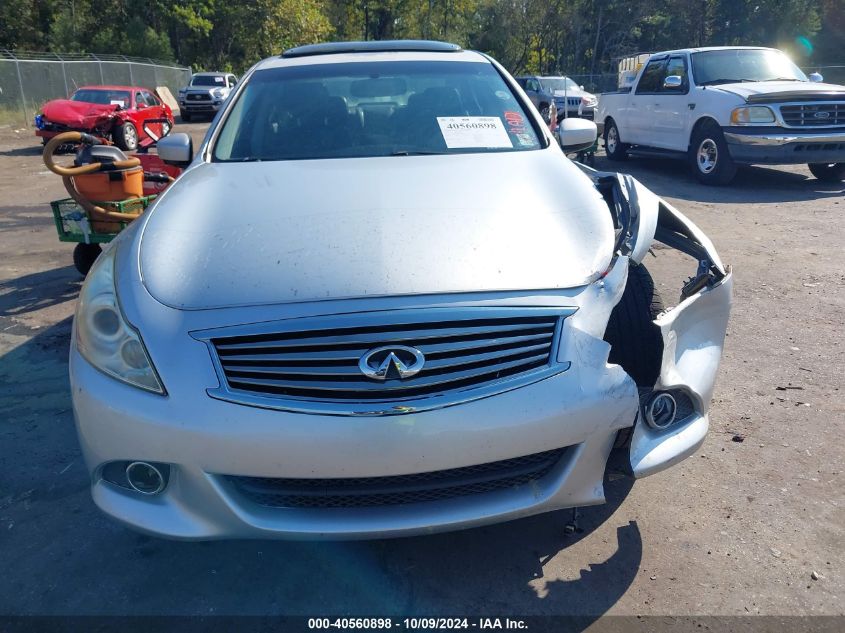 2010 Infiniti G37 Journey VIN: JN1CV6APXAM202449 Lot: 40560898