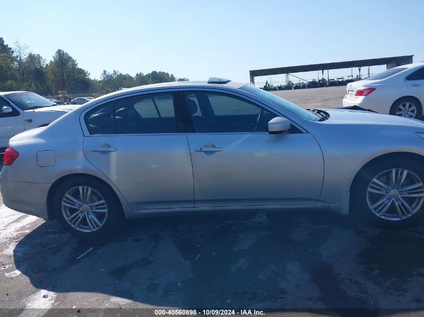 2010 Infiniti G37 Journey VIN: JN1CV6APXAM202449 Lot: 40560898