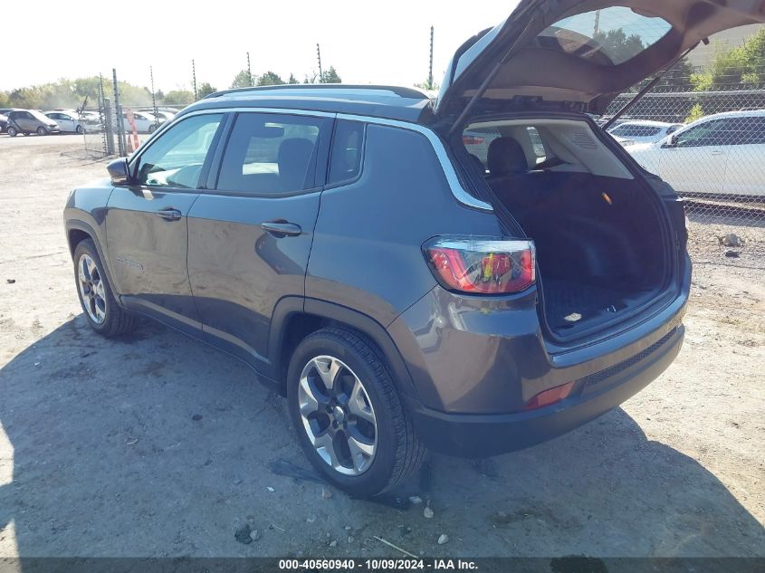 VIN 3C4NJCCB8KT659855 2019 Jeep Compass, Limited Fwd no.3