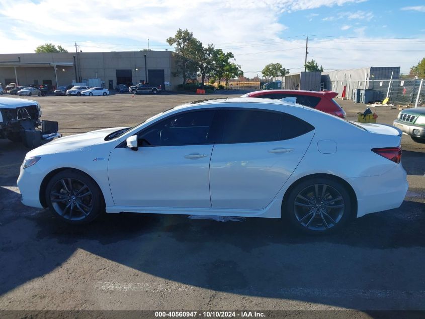 2019 Acura Tlx Tech A-Spec Pkgs/W/A-Spec Pkg Red Leather VIN: 19UUB1F68KA002204 Lot: 40560947