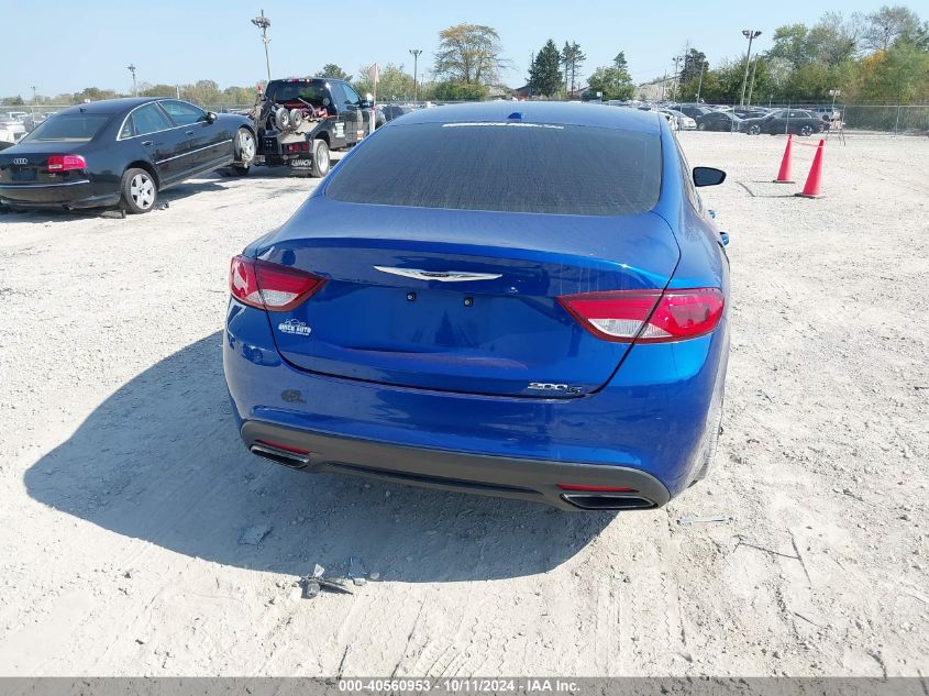 2015 Chrysler 200 S VIN: 1C3CCCBB6FN755836 Lot: 40560953