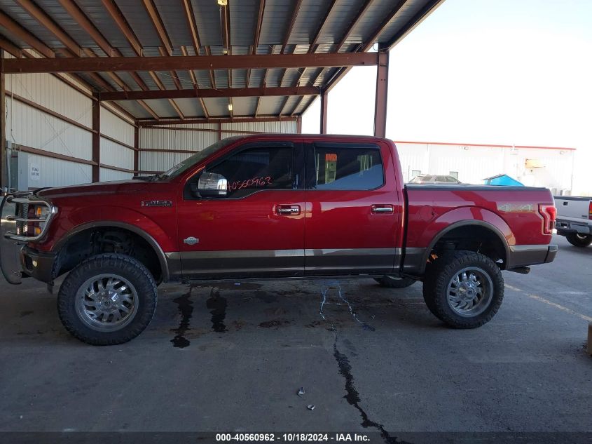 2016 FORD F-150 KING RANCH - 1FTEW1EF8GFD19919