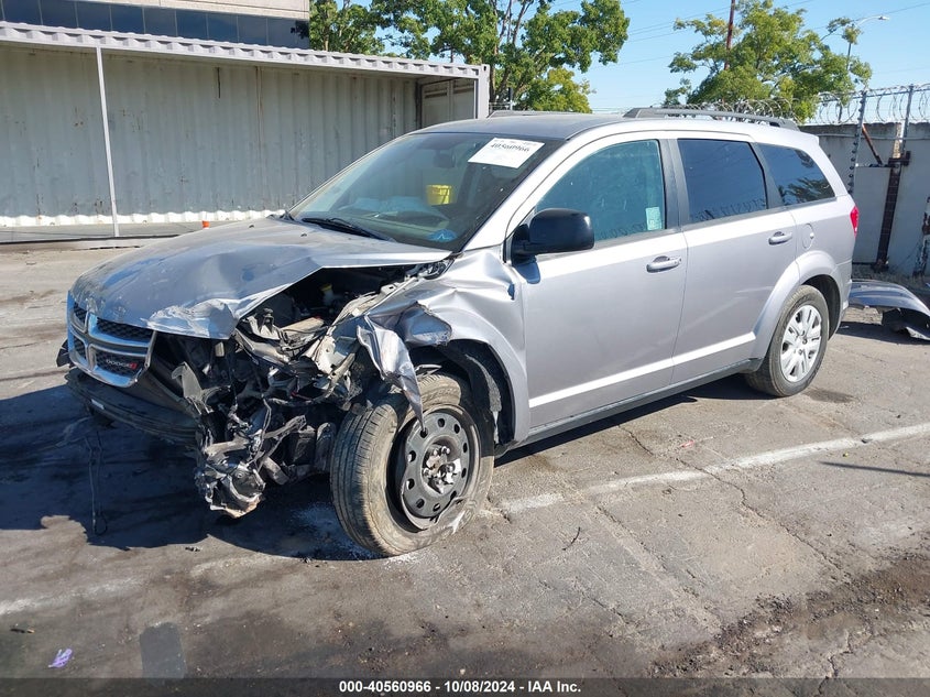 VIN 3C4PDCAB9HT674022 2017 DODGE JOURNEY SE