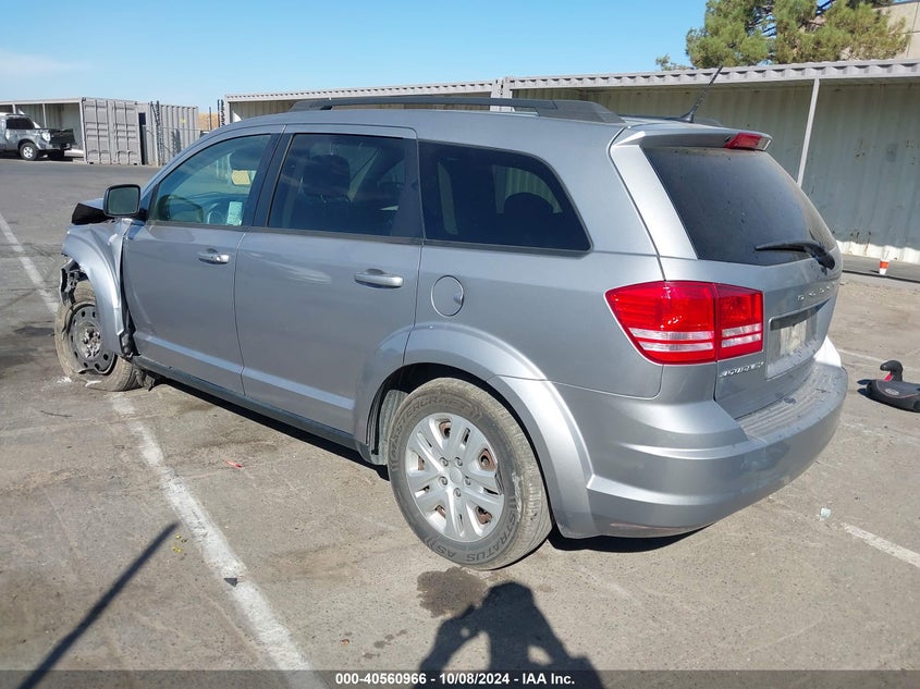 VIN 3C4PDCAB9HT674022 2017 DODGE JOURNEY SE