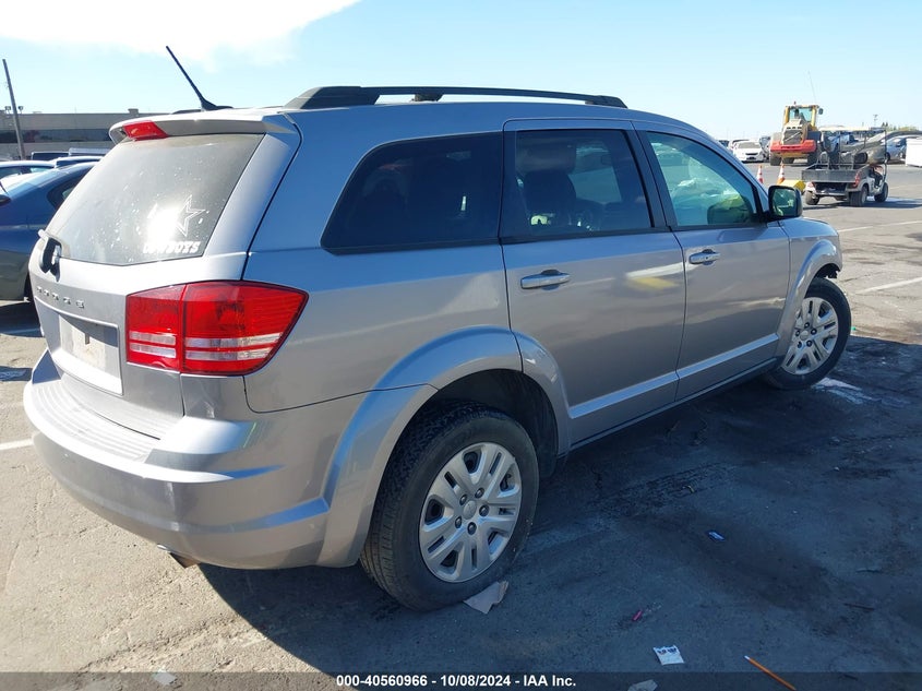 VIN 3C4PDCAB9HT674022 2017 DODGE JOURNEY SE