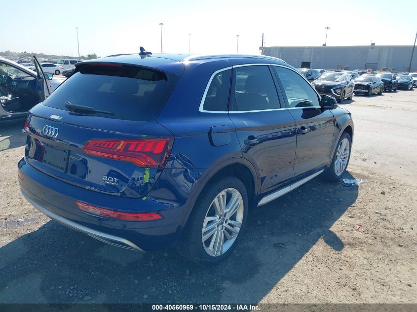 2018 Audi Q5 2.0T Premium/2.0T Tech Premium VIN: WA1BNAFYXJ2011424 Lot: 40560969