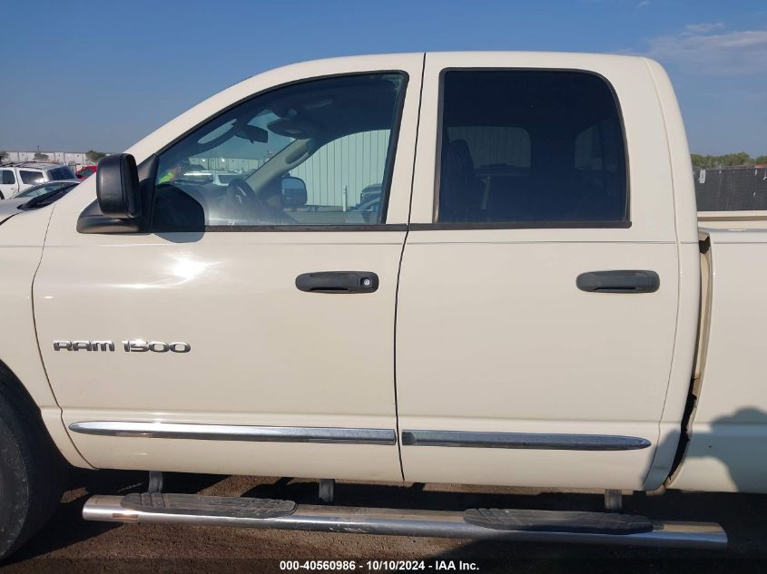 2007 Dodge Ram 1500 Slt VIN: 1D7HA18P37J613604 Lot: 40560986