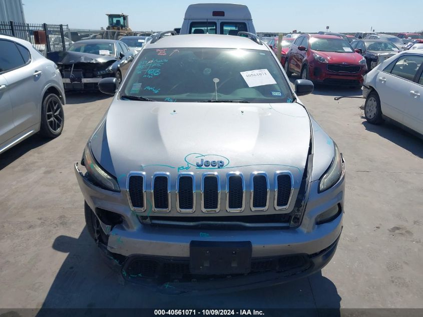 2016 Jeep Cherokee Sport VIN: 1C4PJLAB6GW336806 Lot: 40561071