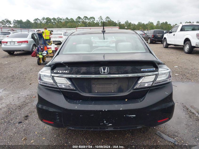 19XFB4F26DE000554 2013 Honda Civic Hybrid Hybrid