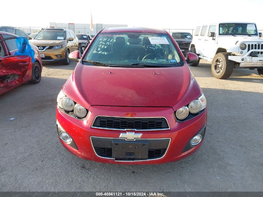 2012 Chevrolet Sonic 2Lt VIN: 1G1JC5SH9C4221243 Lot: 40561121