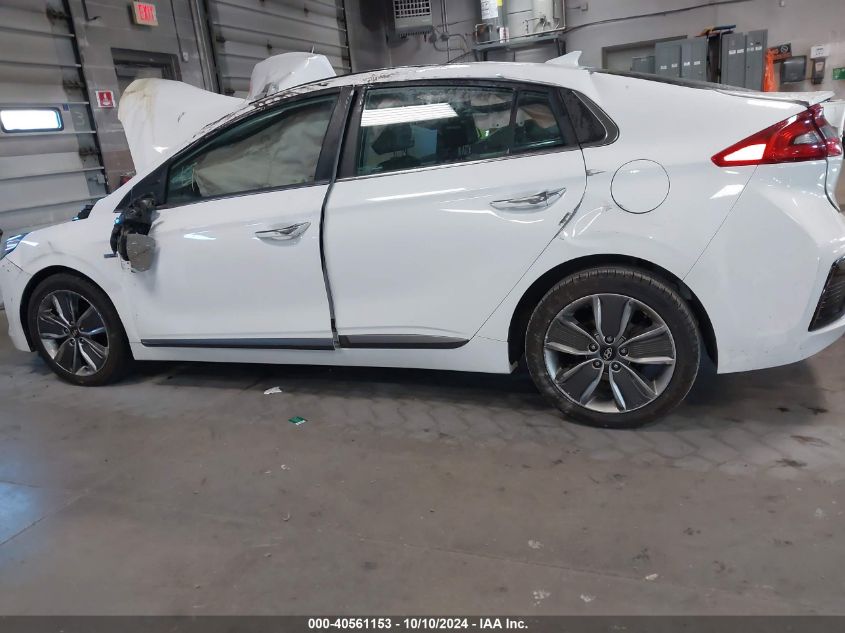 2017 Hyundai Ioniq Hybrid Limited VIN: KMHC85LC6HU051303 Lot: 40561153