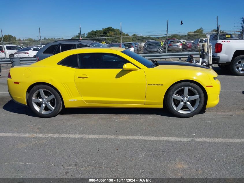 2014 Chevrolet Camaro Lt VIN: 2G1FC1E33E9146344 Lot: 40561190